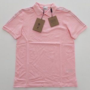 BURBERRY men cotton polo shirt